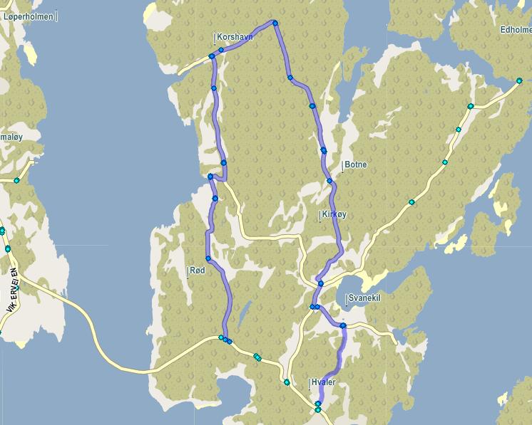 3 Turnr 531-5502 Floren skole Floren skole - Kjølholt - Svankil - Botne - Bølingshavn-Tangenbekken - Tunnel øst Avgang 13:35 Ankomst