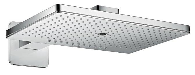 AXOR Showers AXOR HODEDUSJ 250 580 OG AXOR HODEDUSJ 460 300 AXOR HODEDUSJ 250 580 Metallplate: Avtagbar og lett å rengjøre AXOR FinishPlus spesialoverflater realiserer individuelle ønsker