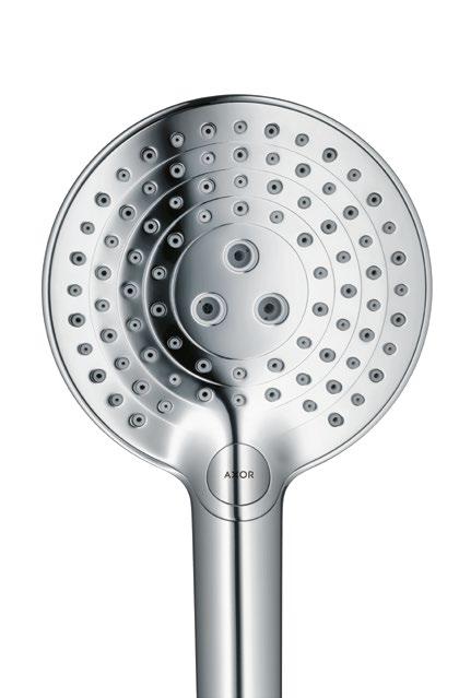 AXOR Showers AXOR SHOWERSELECT OG AXOR CITTERIO E AXOR SHOWERSELECT F.EKS. MED AXOR CITTERIO E 44 Én knapp. Perfekt integrert. Optimalt enkelt. AXOR ShowerSelect gjør betjeningen intuitiv.