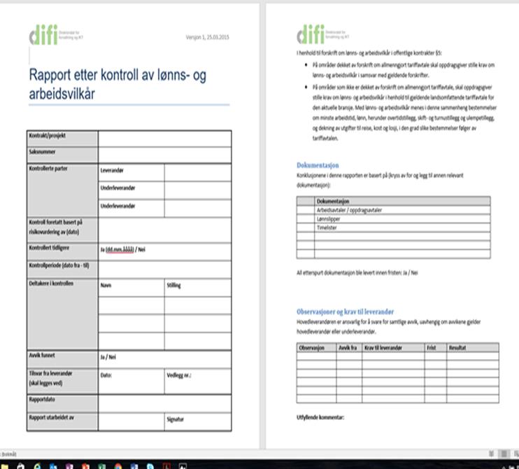 Rapport etter kontroll: Dokumenter gjennomført kontroll i henhold til forvaltningsloven og arkivloven Vi anbefaler at du lager et notat etter