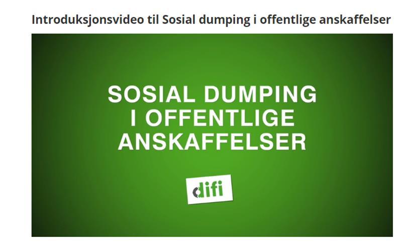 E-læringskurs fra Difi: Innføring i oppfølging av forskrift om lønns- og arbeidsvilkår i offentlige kontrakter og annet relevant regelverk.