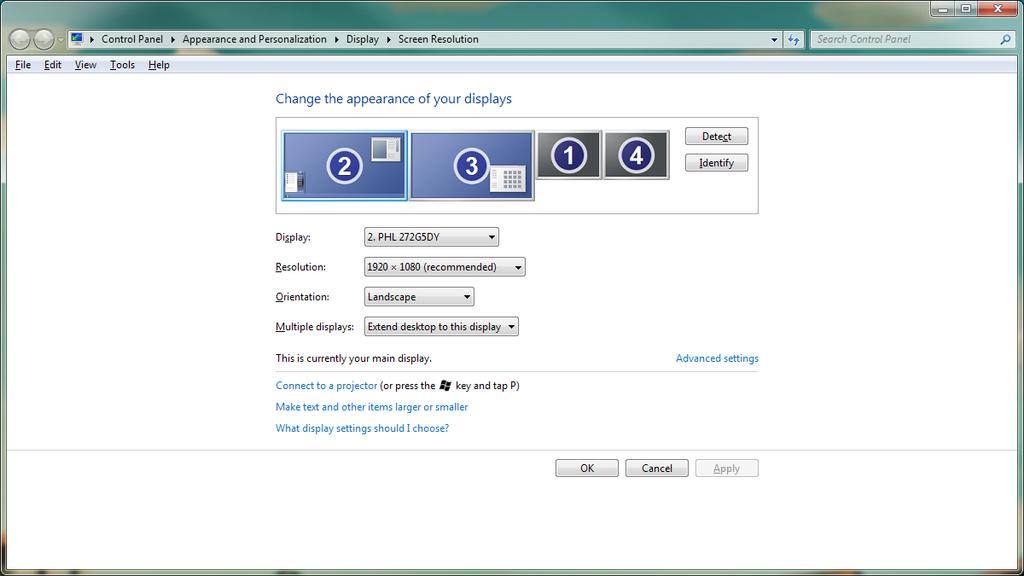 Klikk på DisplayLink-ikonet og velg DisplayLink Manager i systemstatusfeltet. 2.