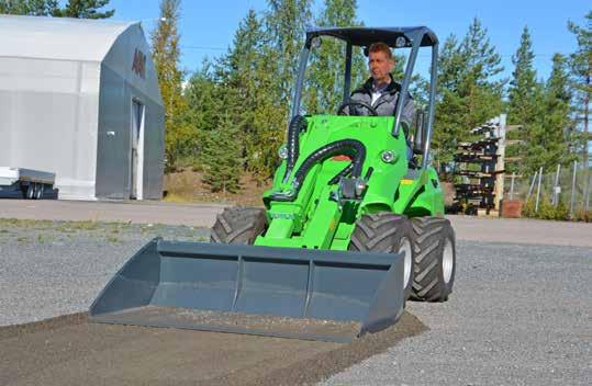 Skuffer, materialhåndtering Planeringsskuffe Avant planeringsskuffe er bygd med tanke på soliditet.