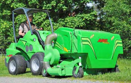 Slått og klipping Plenklipper 1500 med oppsamler Profesjonell klipper med oppsamler for store arealer.