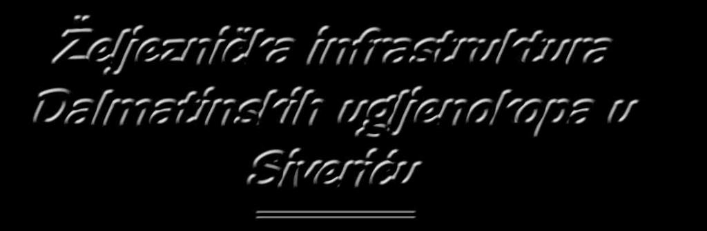 Crtice iz povijesti Siverića Željeznička infrastruktura Dalmatinskih ugljenokopa u Siveriću (1945.-1953.) U Kraljevini SHS rudnici ugljena bili su u rukama stranog kapitala.