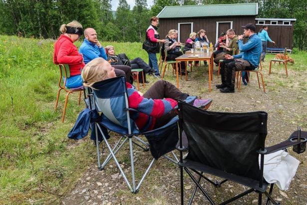 på at ekvipasjene skulle bli ferdige. Herlig!