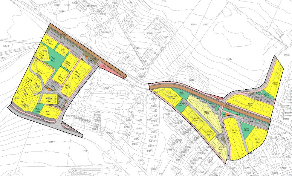1 Innledning Jaasund AS planlegger å bygge ut felt G, H, I2 og M på Jåsund i Sola kommune. Plan for detaljreguleringen er vist i Figur 1-1.