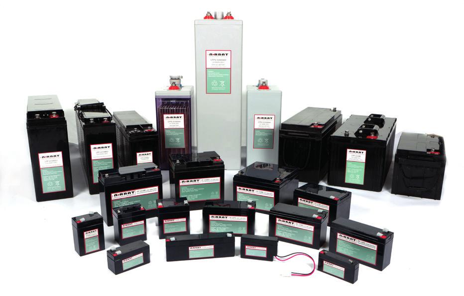tilbyr også et stort utvalg av andre batteriprodukter: Frittventilerte OPzS bly-/syrebatterier (åpne) Ventilregulerte OPzV bly-/syrebatterier (GEL)
