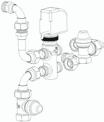 Reguleringer og tilbehør 1 PCR1, PCR2 PCER1 PCER2 PCDR PCG PCF PCTV PCTHL/PCTHR PCVR213/245 PCVR13/45 PCVR315 PCT Type Beskrivelse HxBxD [mm] PCR1 Manøvreringspanel for integrering i viftekonvektoren