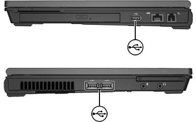 1 Bruke en USB-enhet USB (Universal Serial Bus) er et maskinvaregrensesnitt som kan brukes til å koble eksterne enheter (tilbehør), for eksempel USB-tastatur, -mus, -skriver, -skanner eller -hub, til