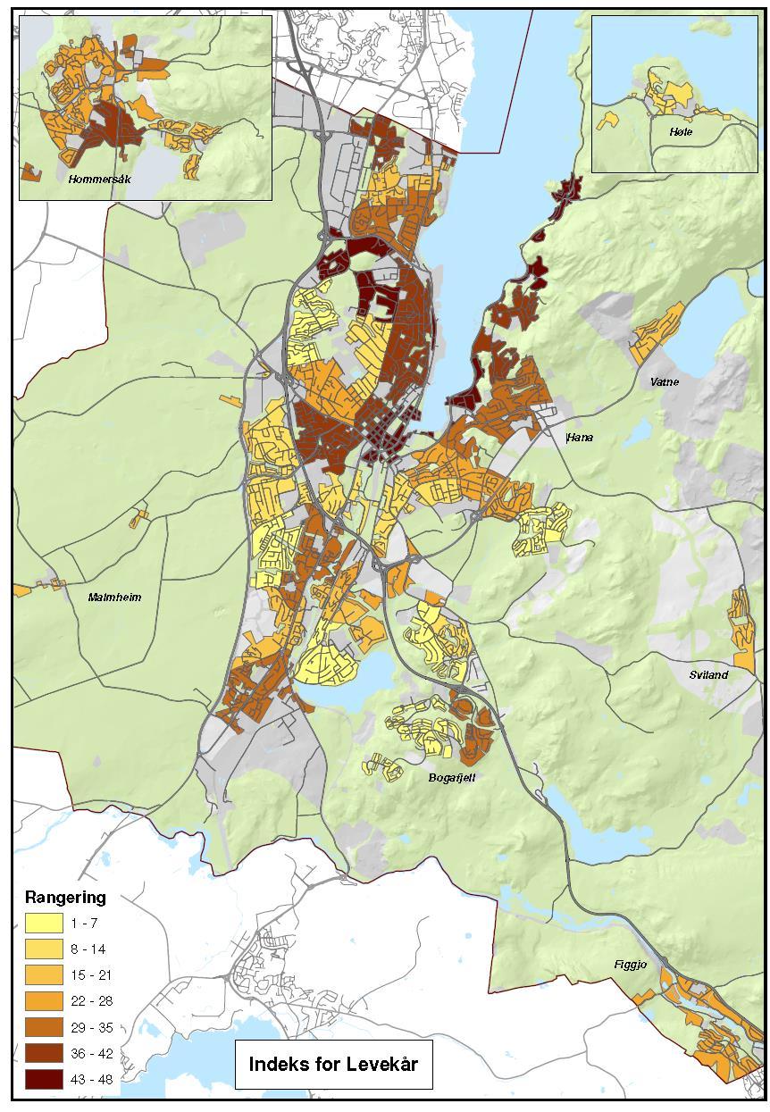 Forebygge opphopning i sentrale byområder - Opphopning av dårlige levekår i sentrum I tillegg til - Høy utflytting - Mye