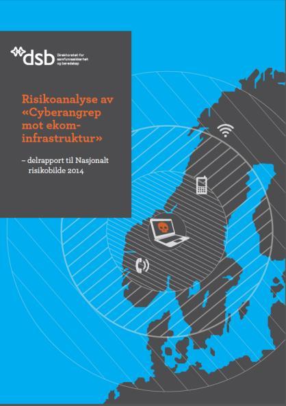 Scenario:Cyberangrep mot ekom-infrastruktur (i samarbeid med NSM, Nkom og FFI) Et logisk angrep gjør fysisk skade på det landsdekkende transportnettet for ekom (Telenor) og på