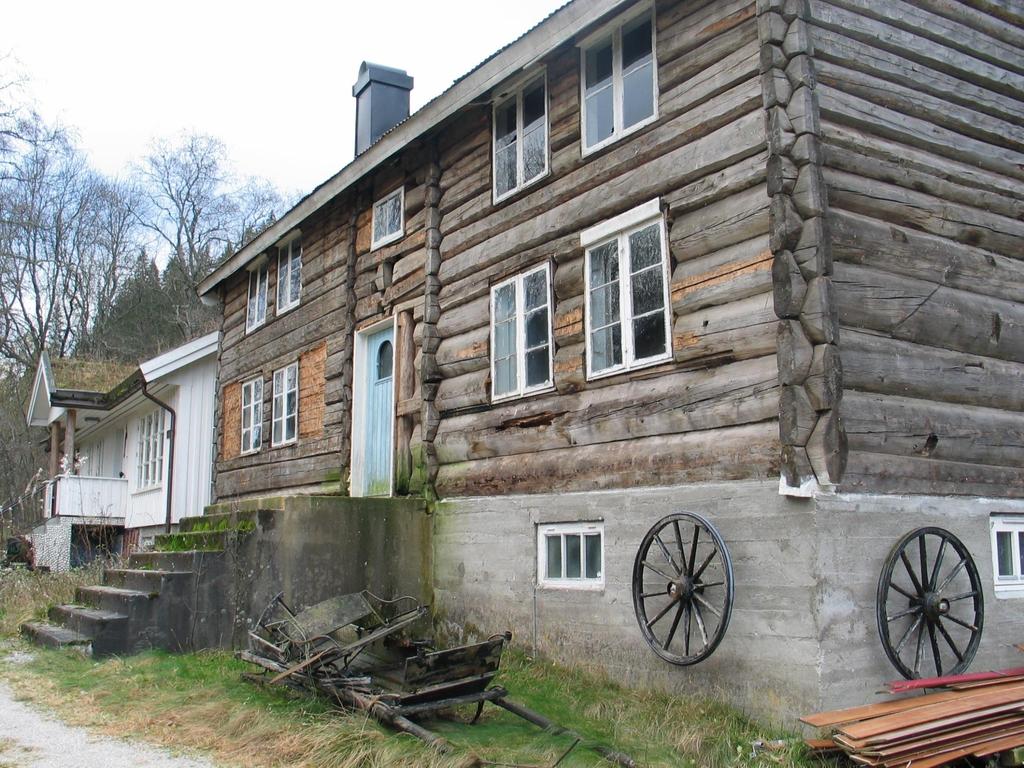 Farmhouse which was demolished in 2007 for moving Aust-Agder