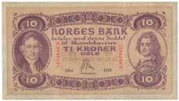 Sedler 8 100 kroner 1934.