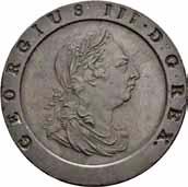 George III, 2 pence