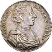 Utenlandske mynter KARL XII 1697-1718 1544 1545 1544 Riksdaler 1713 SM.28b 1+/01 6 000 Ex.