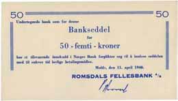 I nummerrekkefølge 0 1 500 81 1 krone 1941.