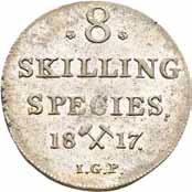 8 skilling 1817.