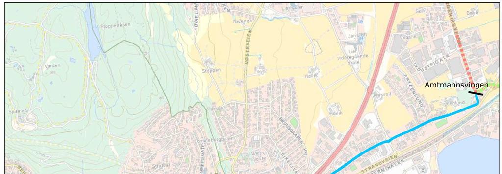 UTREDNING 101 (122) Bussene forsinkes i dag gjennom Drammen sentrum, i Tomtegata og i Strandveien på grunn av tett trafikk i rush.