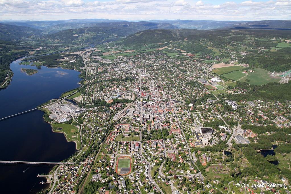 Byutvikling Lillehammer Framtidens transportløsninger sett i sammenheng med ønsket byutvikling.