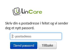 4 Daglig bruk av LinCare portalen 4.1 Innlogging Gå til https://lincare.no for å logge inn på LinCare portalen. Du kan velge språk ved å klikke på et av flaggene. Skjermbilde 12 Logg inn 4.