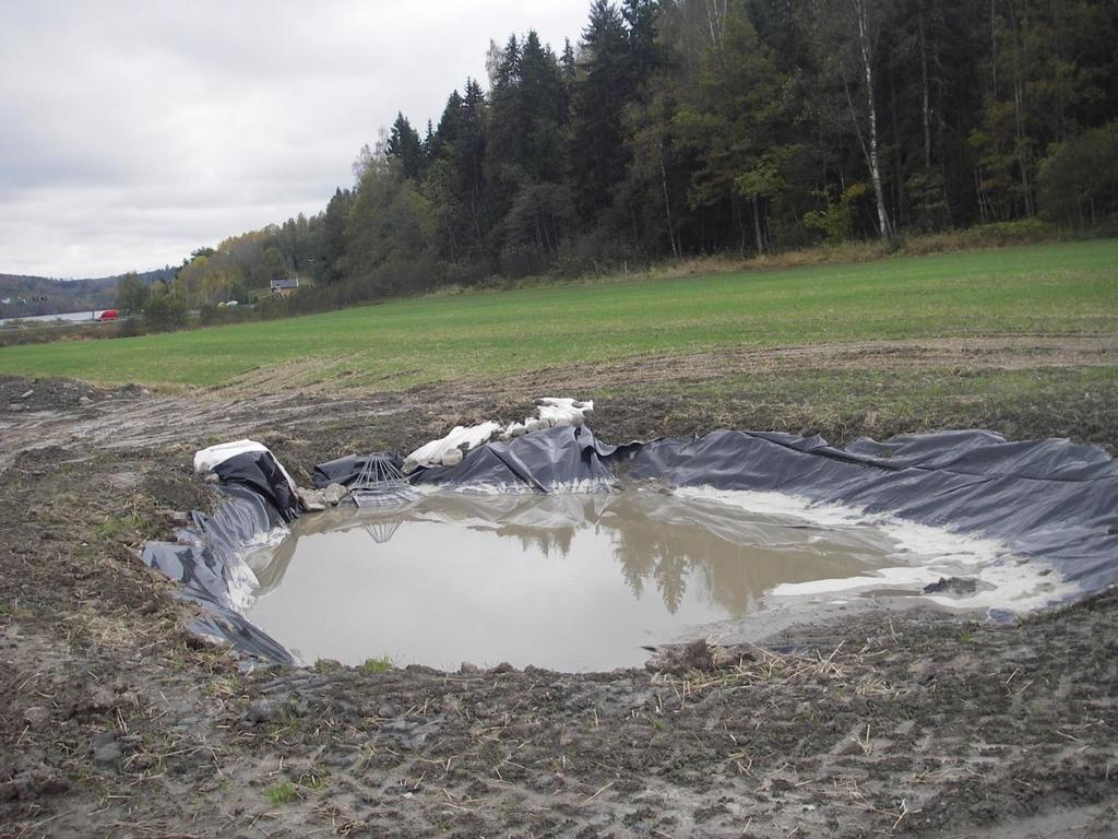 Kumdam - forsøksanlegg dam med tett membran