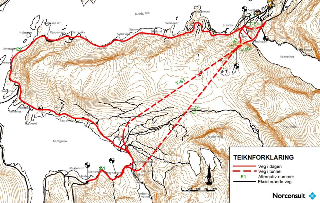 Kommunedelplan med Konsekvensutgreiing for parsell av fv 614; Svelgen - Myklebust