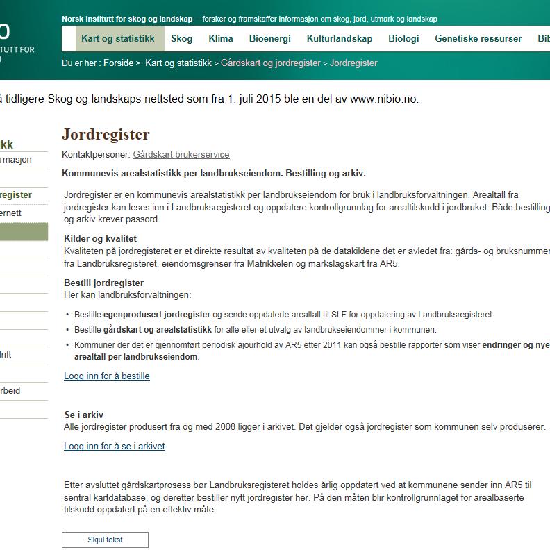 Det blir enklere! Fra 2018 vil landbruksregisteret bli oppdatert automatisk. Mer informasjon kommer!