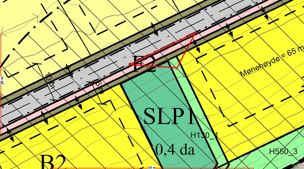 Fra planområdet planlegges det etablert en offentlig snarvegforbindelse (med 2,5 meter bredde) opp mot offentlig tursti på Aspemyra, se kartutsnitt under.