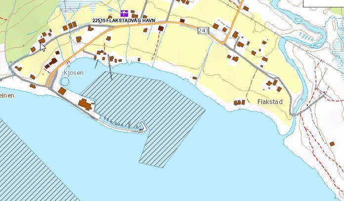 <1 km fra Bunkanvassdraget, arealutvidelse vil trolig ikke gi endring i påvirkning Området er merket med israndsavsetninger på havbunn Ingen registrerte Ingen registrerte -1 Ingen foring,