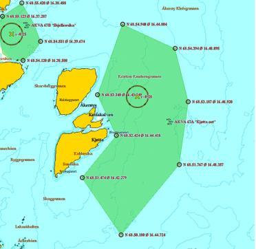 Kommune Nummer Harstad 193-A15 Kjøtta øst Delvis ny lokalitet A 23,4 Innspill akva Mindre del av opprinnelig forslag, ny lokalitet.