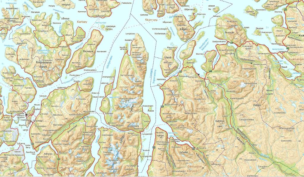 Nasjonal sykkelrute Tromsø-Alta Del 01 Tromsø