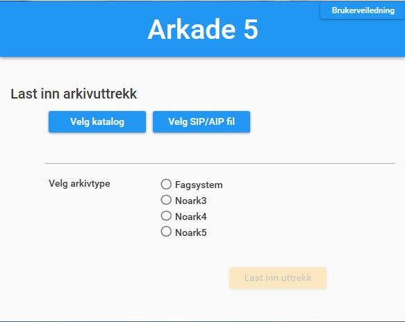 Testverktøy Arkade 5 Tester NOARK 3, 4, 5 og fagsystemer Lansert september 2017 Tester arkivuttrekk, produserer testrapporter og «pakker inn»