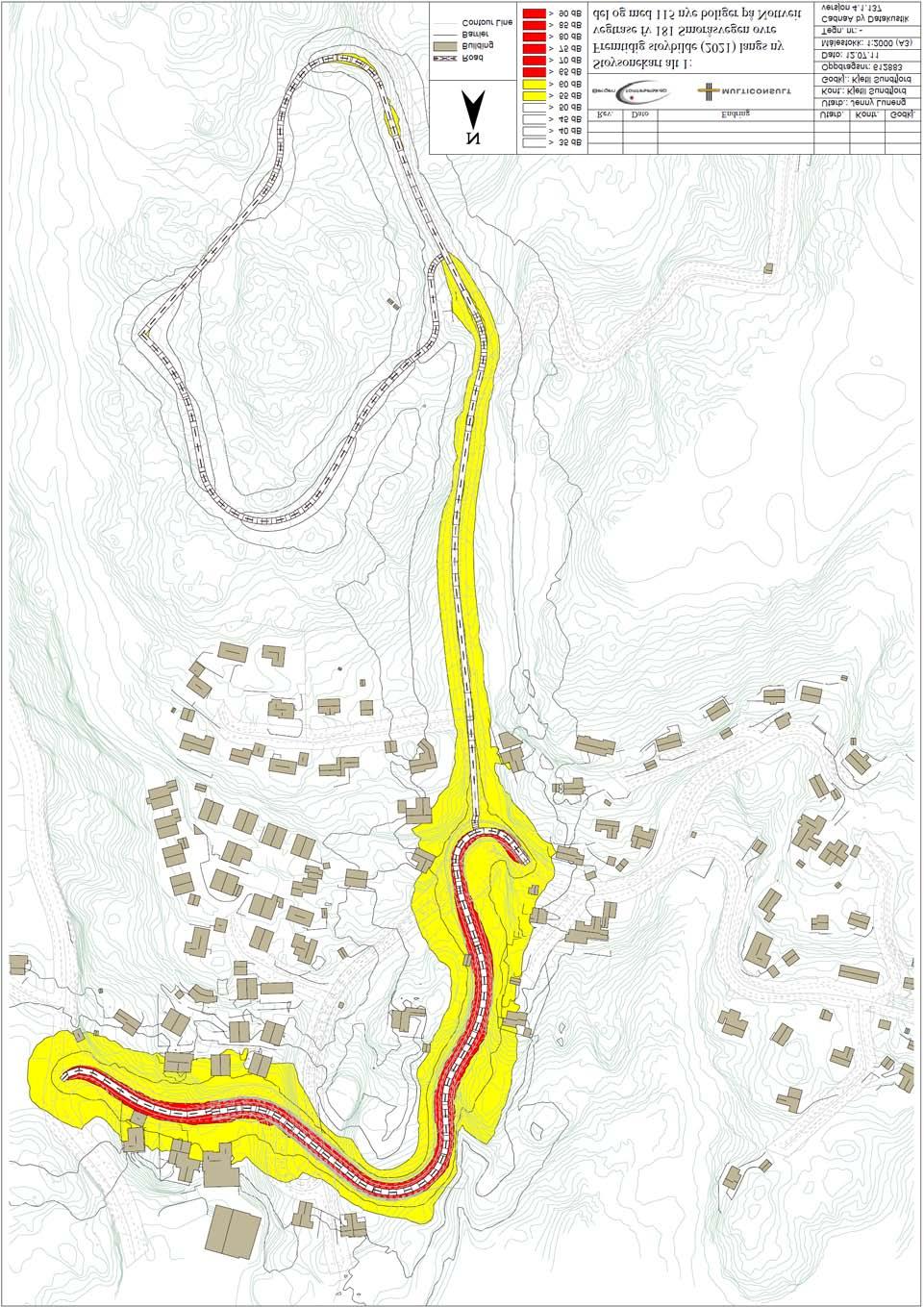 Vedlegg C Støysonekart utbygd alternativ 612883