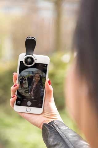 Selfie stangen har et viktig system som sørger for at stangen ikke vrir seg, slik at telefonen din er