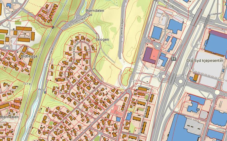 VESTRE ROSTEN 2 Sammendrag COWI AS har på oppdrag fra Rett Hjem AS gjort støyvurderinger for fire nye boligblokker på Vestre Rosten i Trondheim.