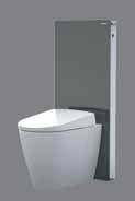 Toalettmodulen leveres i to høyder, 101 cm og 114 cm, og bygger kun 10,6 cm fra vegg