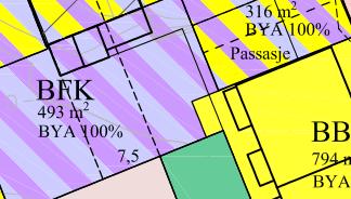 Utsnitt plankart offentlig ettersyn Planforslaget åpner for at bolighuset i Kirkegata 51 kan rives, for å bygge til kombinert formål