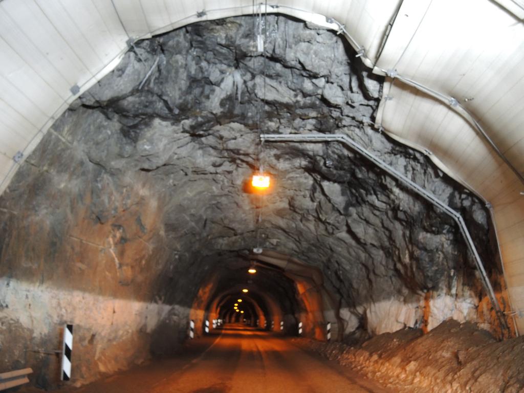 Foto 5[PN_0984]: Foto tatt ved søndre påhugg i eksisterende E6 Kannflåget tunnel.