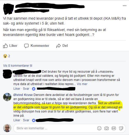 1 Vi begynner med en frustrasjon mange kjenner igjen? 5 år for å lage avleveringsuttrekk? Løsningen må ha enkel og god uttrekksfunksjonalitet? Hvorfor?