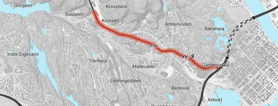 Beskrivelse av dagens situasjon Dagens trafikksituasjon på Setesdalsveien er ikke tilfredsstillende. Det er mye trafikk og kø i rushtidene.