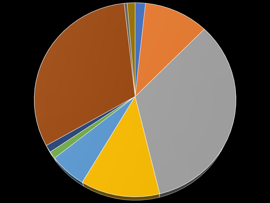 Personbiler segmentfordelt jan-juli 2017