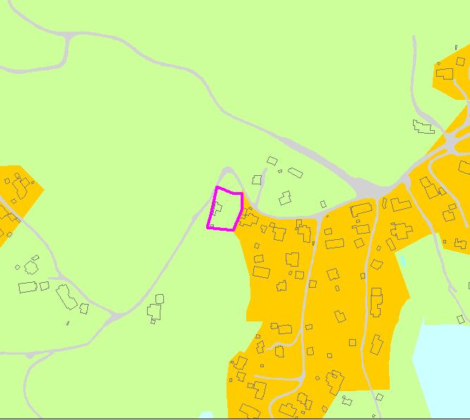 Bydel, gnr/bnr Fana, 98/135, Hordnes 1:3000 Kort beskrivelse Ønsker å omdisponere fra LNF til boligformål. Eiendommen er bebygget med en fritidsbolig.