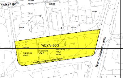 BJ ØRN FARMANNS GATE 2 5 --BARNEBOLIGER Rom program Reguleringsmessige forhold Gjeldende regulering i området for boligtomten er Plan 660 Madla bydel hvor tomten er regulert til boligformål.