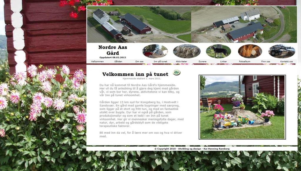 , organisering Rammeavtaler med 6 ulike gårder