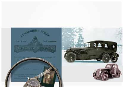Den eine er ein hestekjerreliknande bil utvikla av gardbrukaren Mustad saman med fire brør og stifta som er avbilda på frimerket, «Giganten», I 1905 gjekk Hans Clarin Hovind sjølvstartar, og i 1917