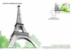Utstillingskort: kr 26,- Eiffeltårnet er utan tvil det mest kjende landemerket i Paris.