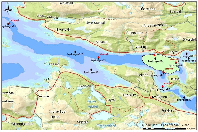 DET NORSKE VERITAS Rapport for Nordic Mining ASA Kartlegging Engebø, strømmålinger 7. aug - 11. nov 2013 MANAGING RISK Figur 1-1.