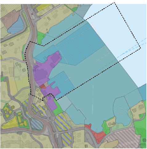 Planområdet: Gjeldende plan for området er kommuneplan for Asker og gjeldende reguleringsplan.