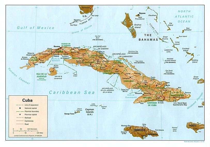PROGRAM Cuba 12. 24. april 2015 Cuba ligger ca. 150 km sør for Florida og er den største øya i Karibien omtrent på størrelse med England. En reise til Cuba vil være en reise du aldri vil glemme.